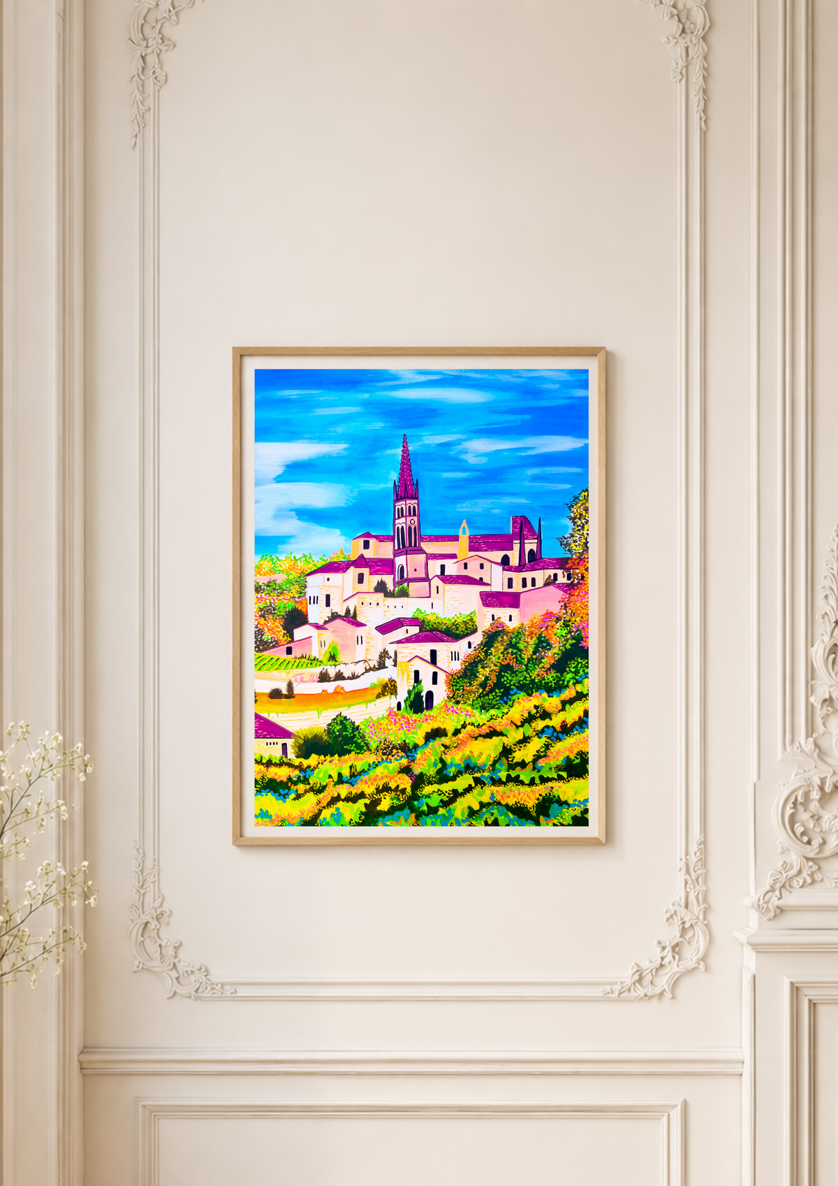 Tirage d'art - Route des vins