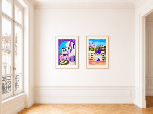 Tirage d'art - Place Bellecour