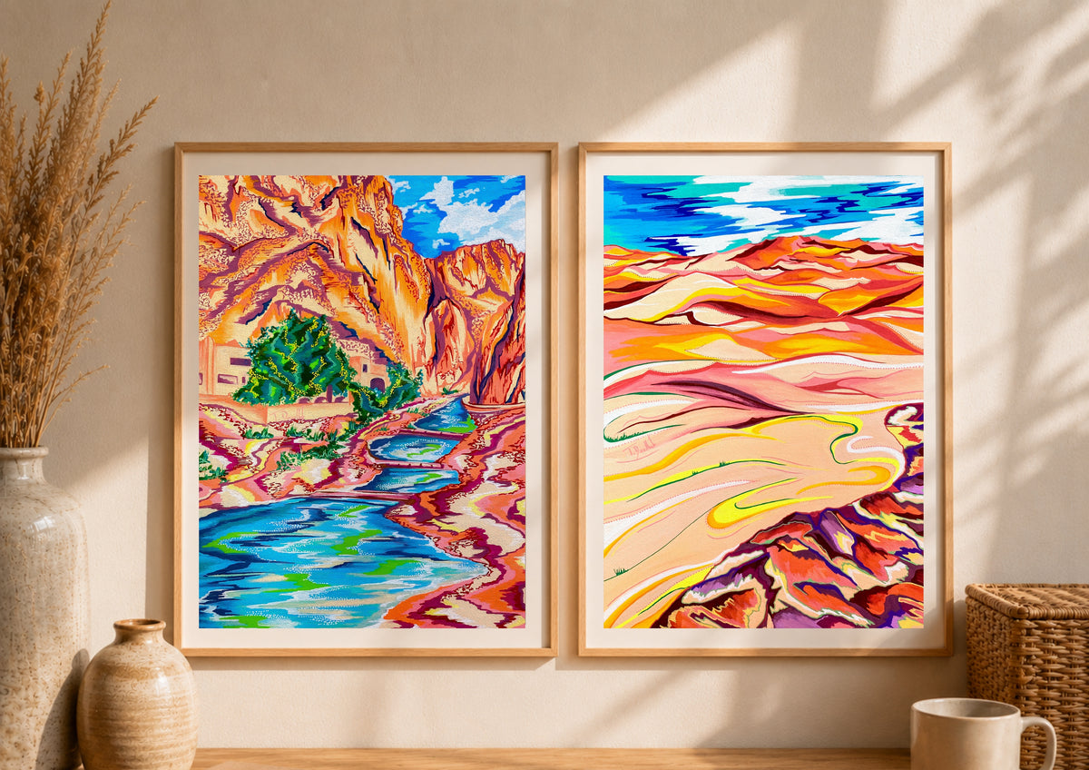 Tirage d'art - Désert de Merzouga