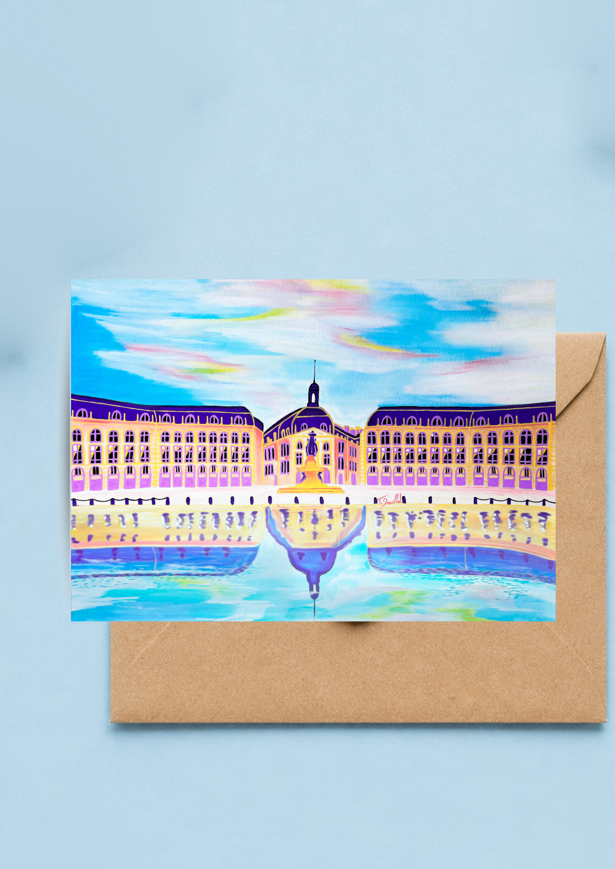 Carte Postale - Le Miroir d’Eau