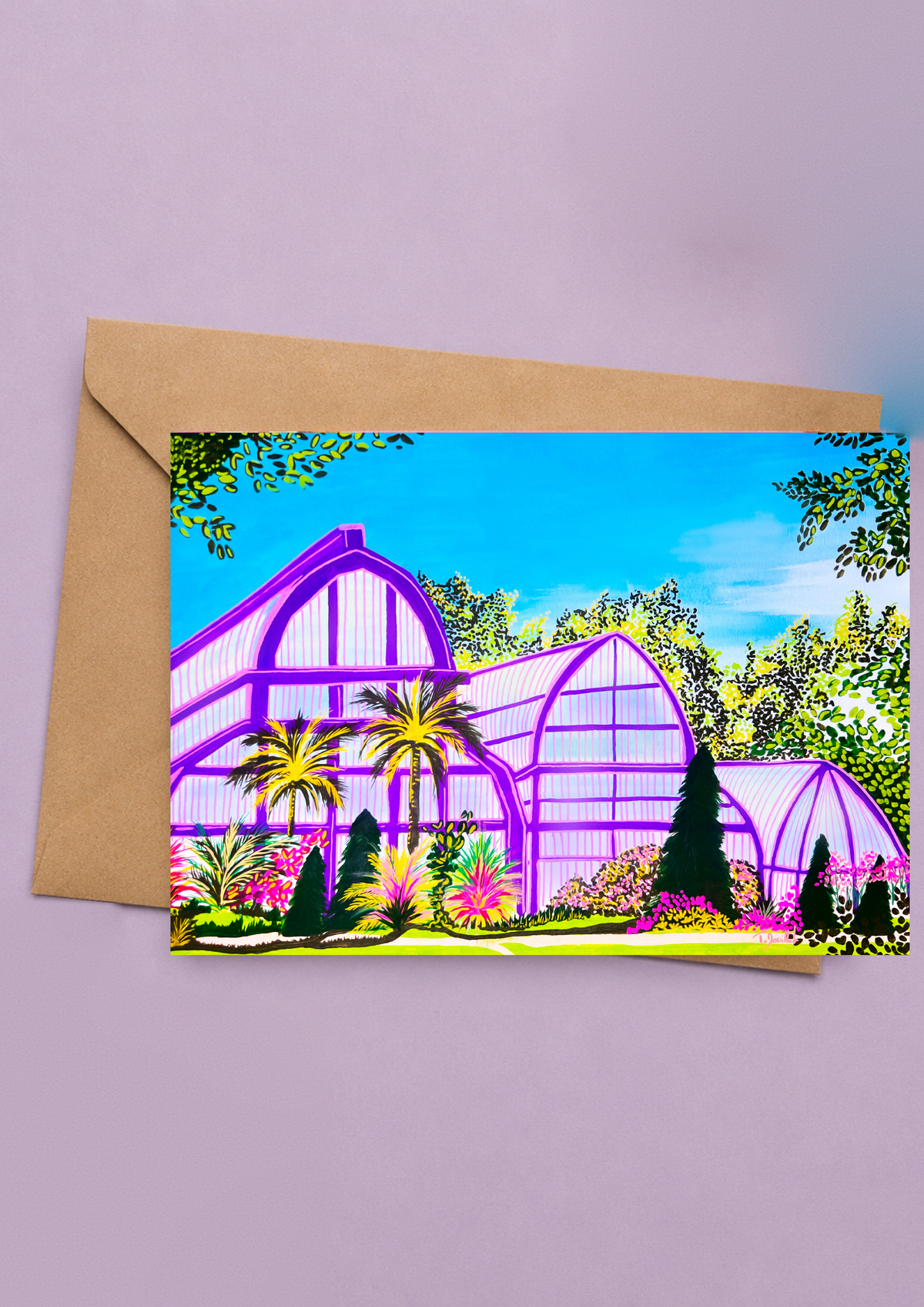 Carte Postale - La Serre Tropicale