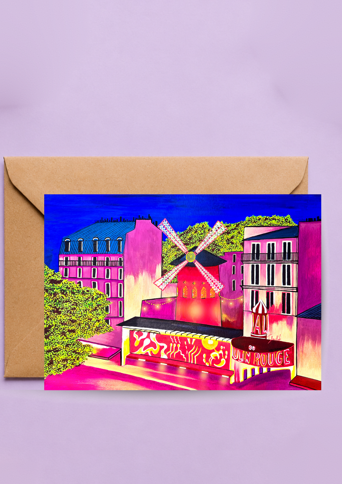 Carte Postale - Le Moulin Rouge