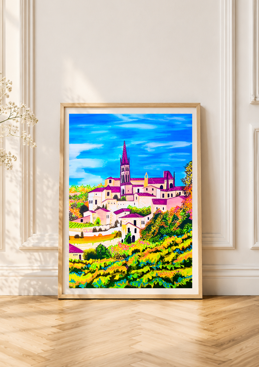 Tirage d'art - Route des vins