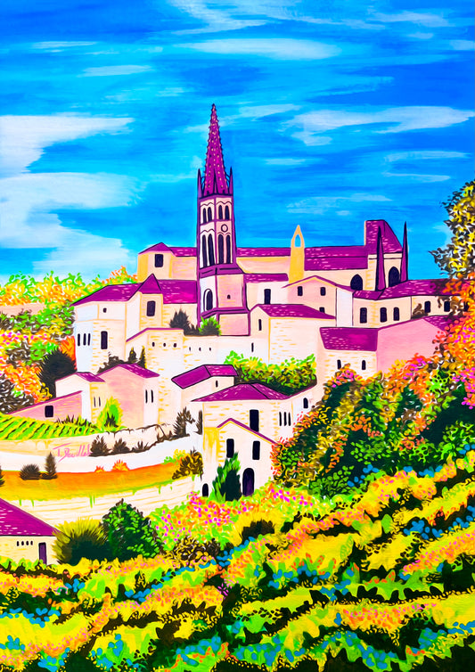 Tirage d'art - Route des vins