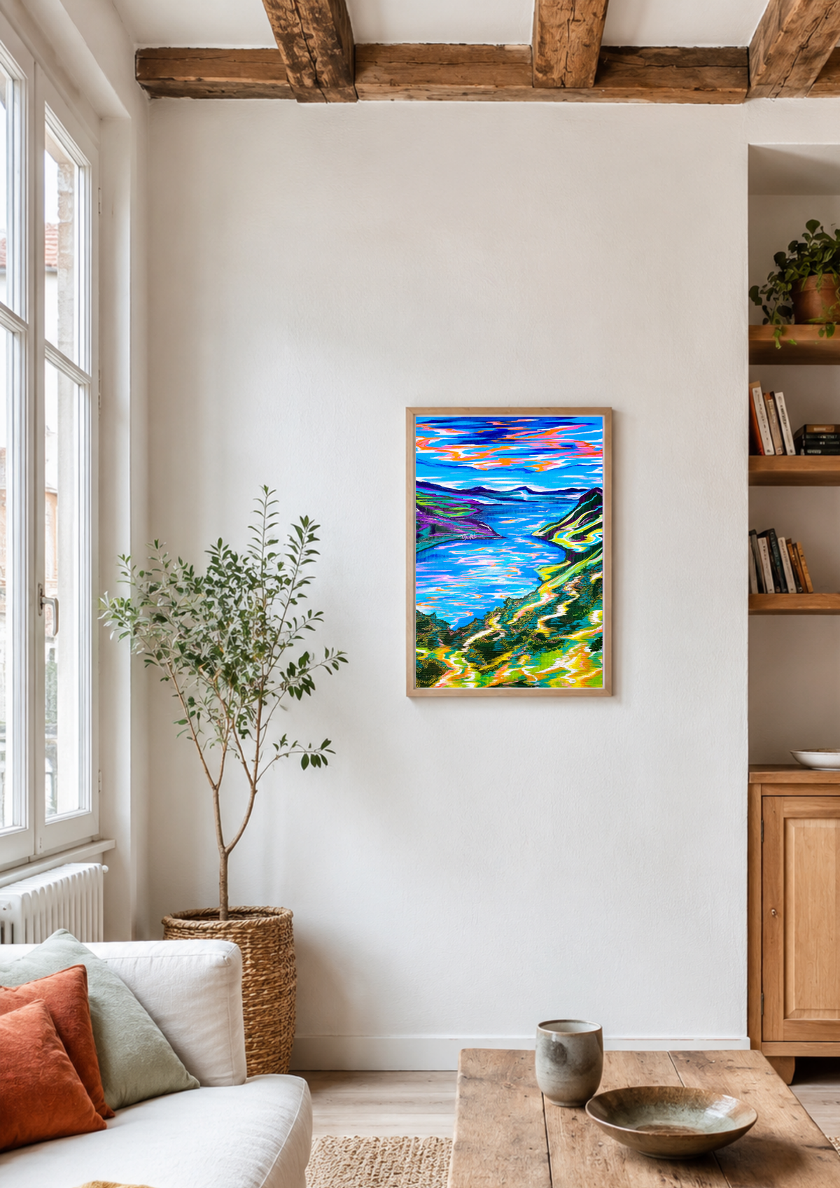 Tirage d'art - Sur les hauteurs d'Annecy