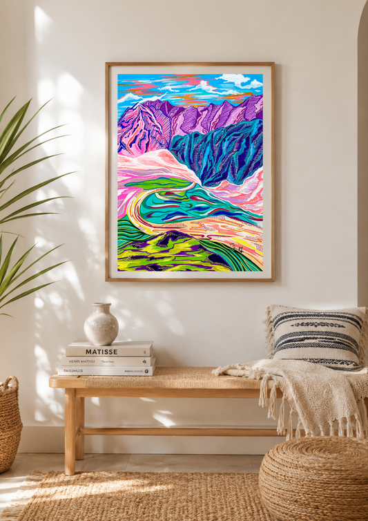 Tirage d'art - Alpes Françaises