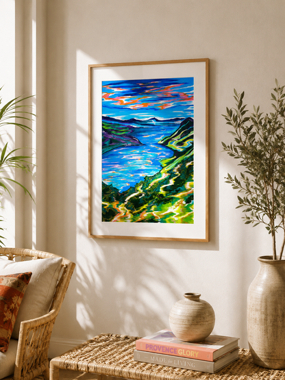 Tirage d'art - Sur les hauteurs d'Annecy