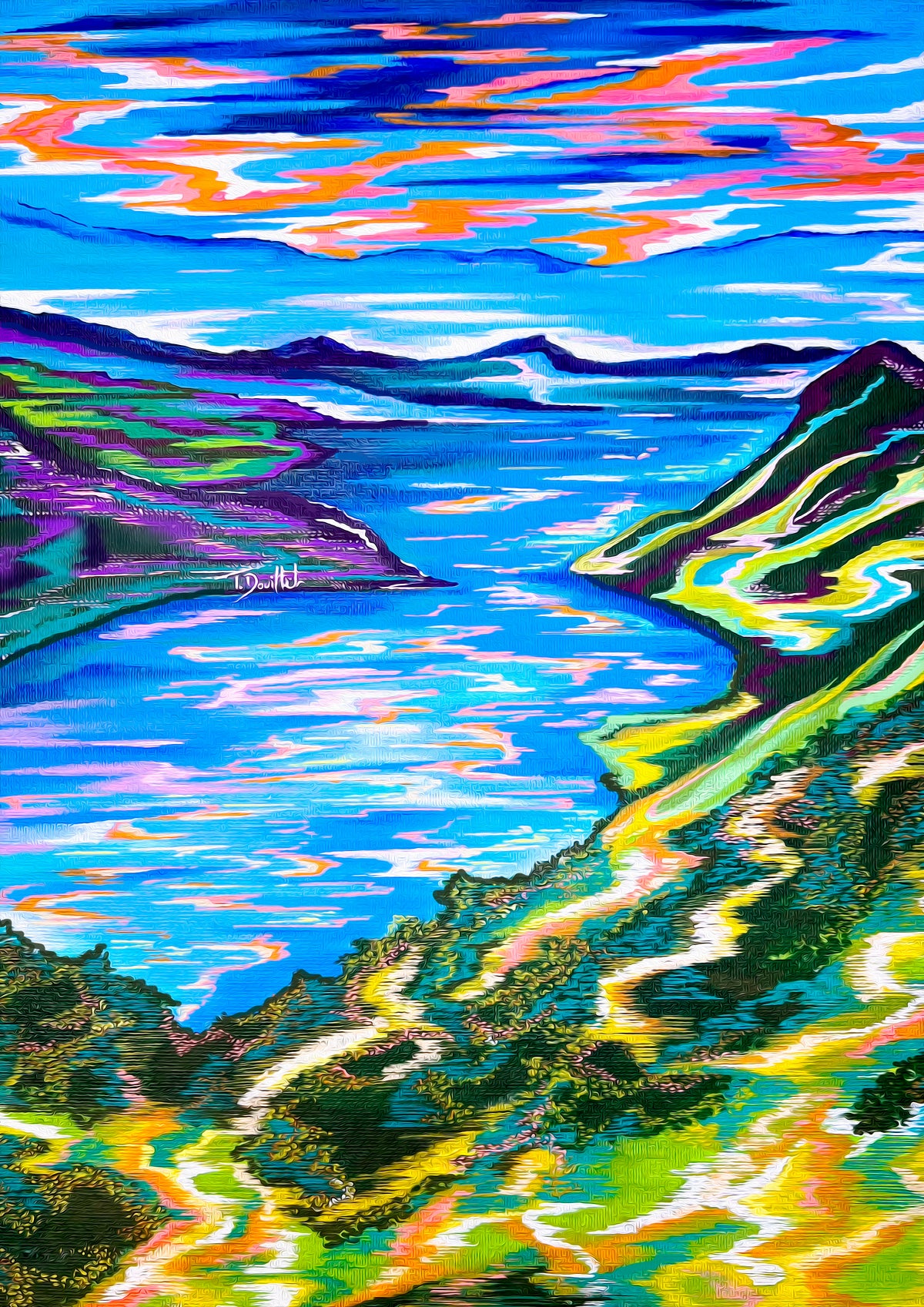 Tirage d'art - Sur les hauteurs d'Annecy