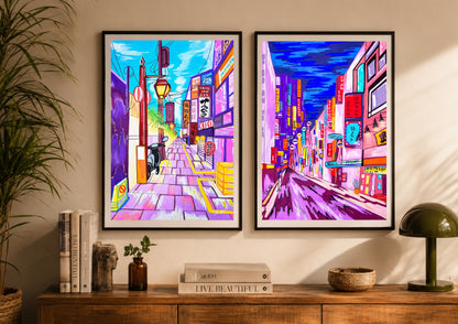 Tirage d'art - Shibuya Street