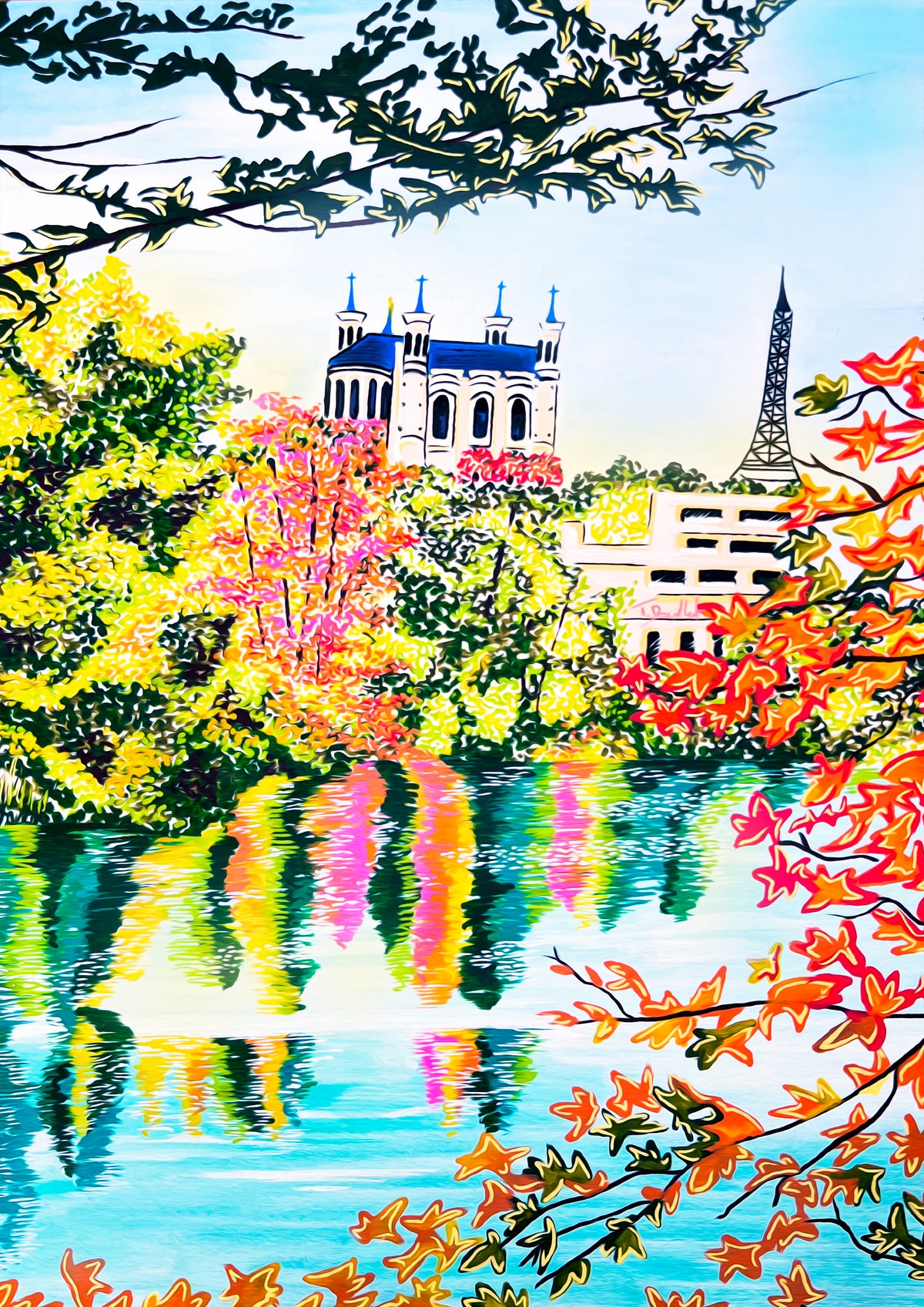 Tirage d'art - Vue sur Fourvière