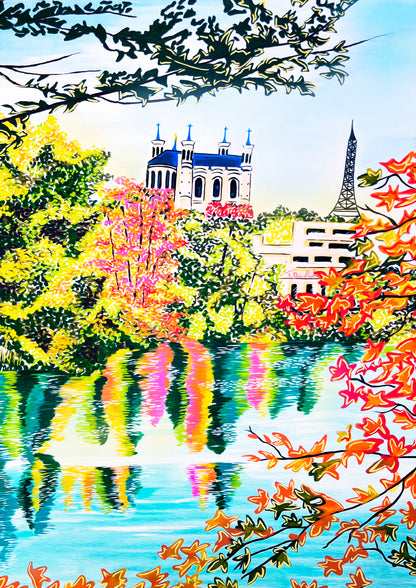 Tirage d'art - Vue sur Fourvière