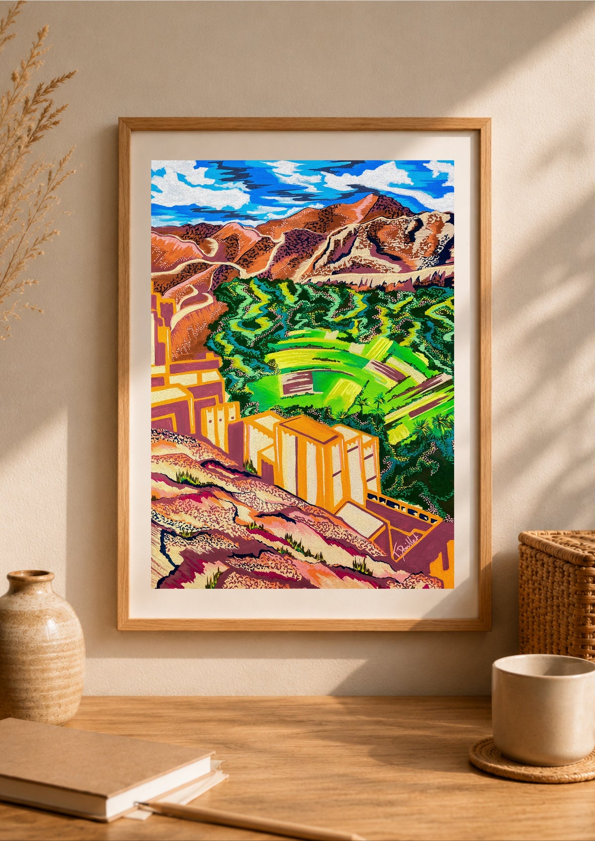 Tirage d'art - Sur la route du Dadès