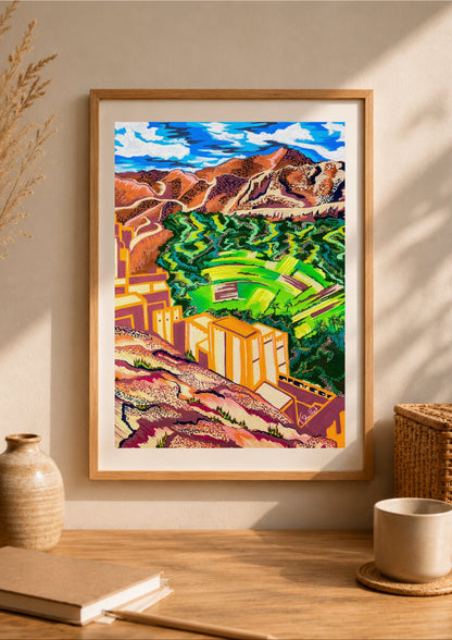 Tirage d'art - Sur la route du Dadès