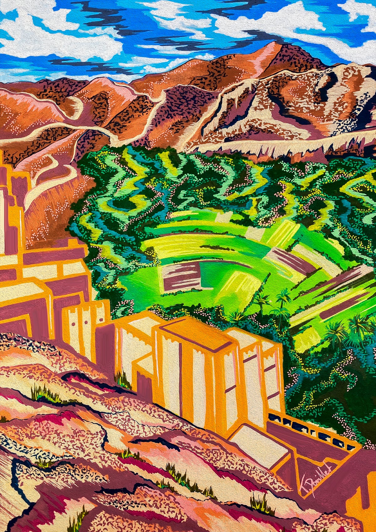 Tirage d'art - Sur la route du Dadès