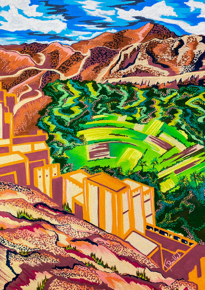 Tirage d'art - Sur la route du Dadès