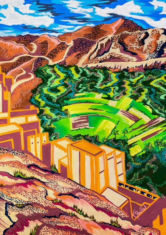 Tirage d'art - Sur la route du Dadès