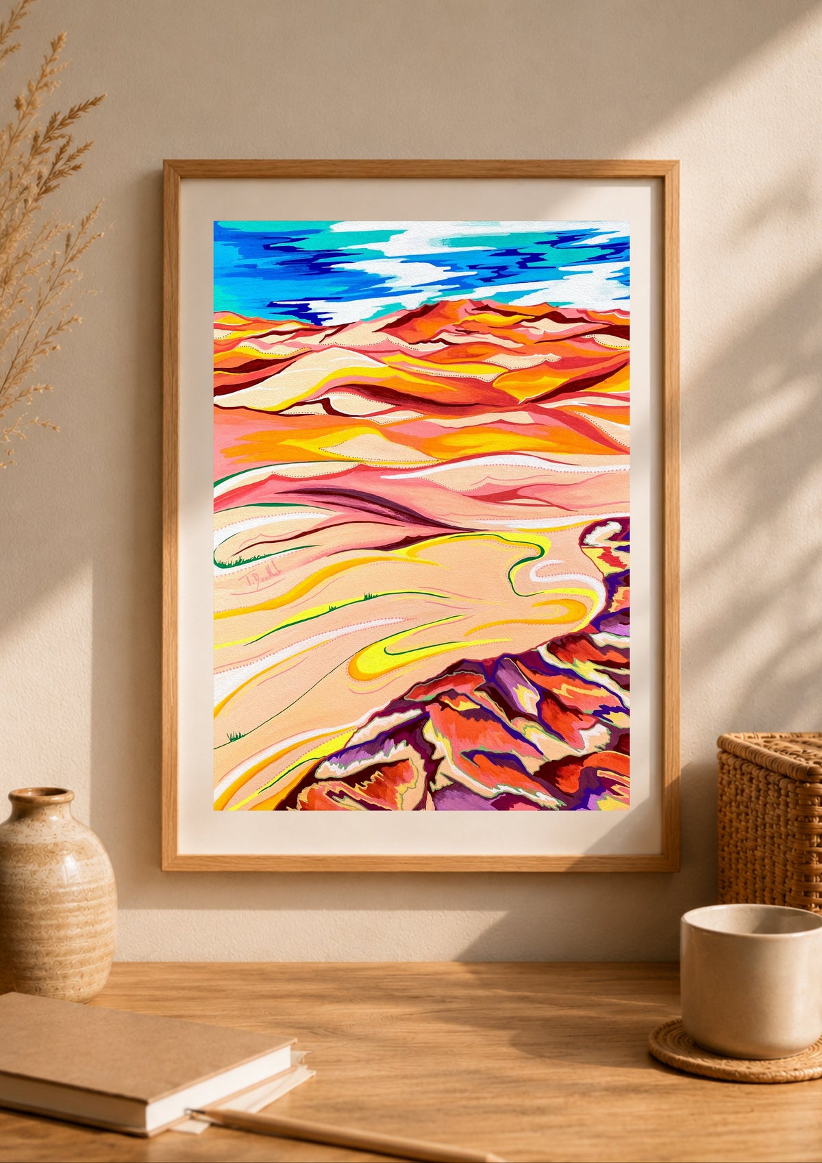 Tirage d'art - Désert de Merzouga