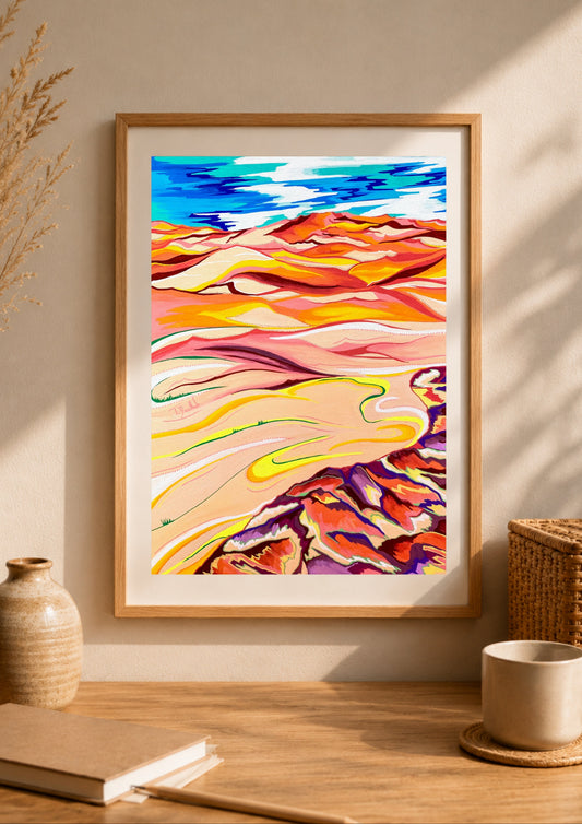 Tirage d'art - Désert de Merzouga