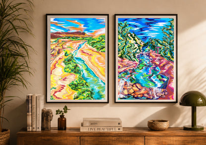 Tirage d'art - Rivière d'Ourika