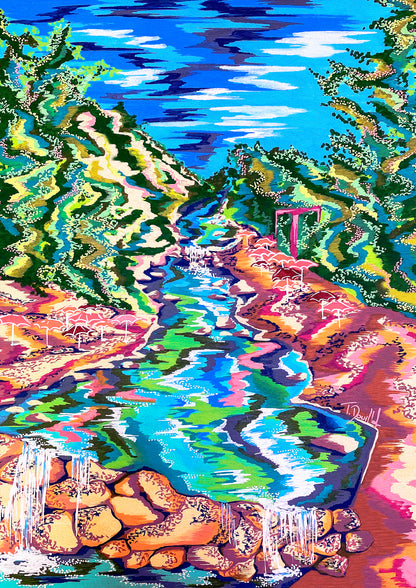 Tirage d'art - Rivière d'Ourika
