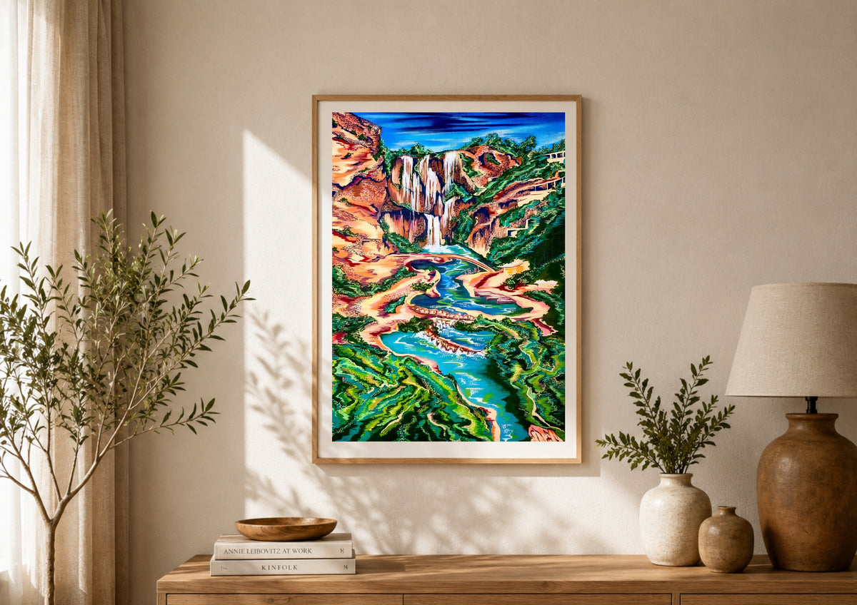 Tirage d'art - Les Cascades d'Ouzoud
