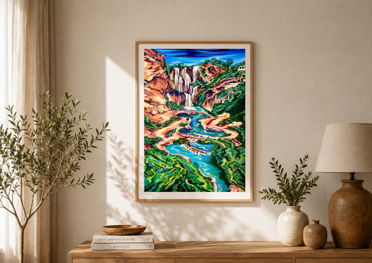 Tirage d'art - Les Cascades d'Ouzoud