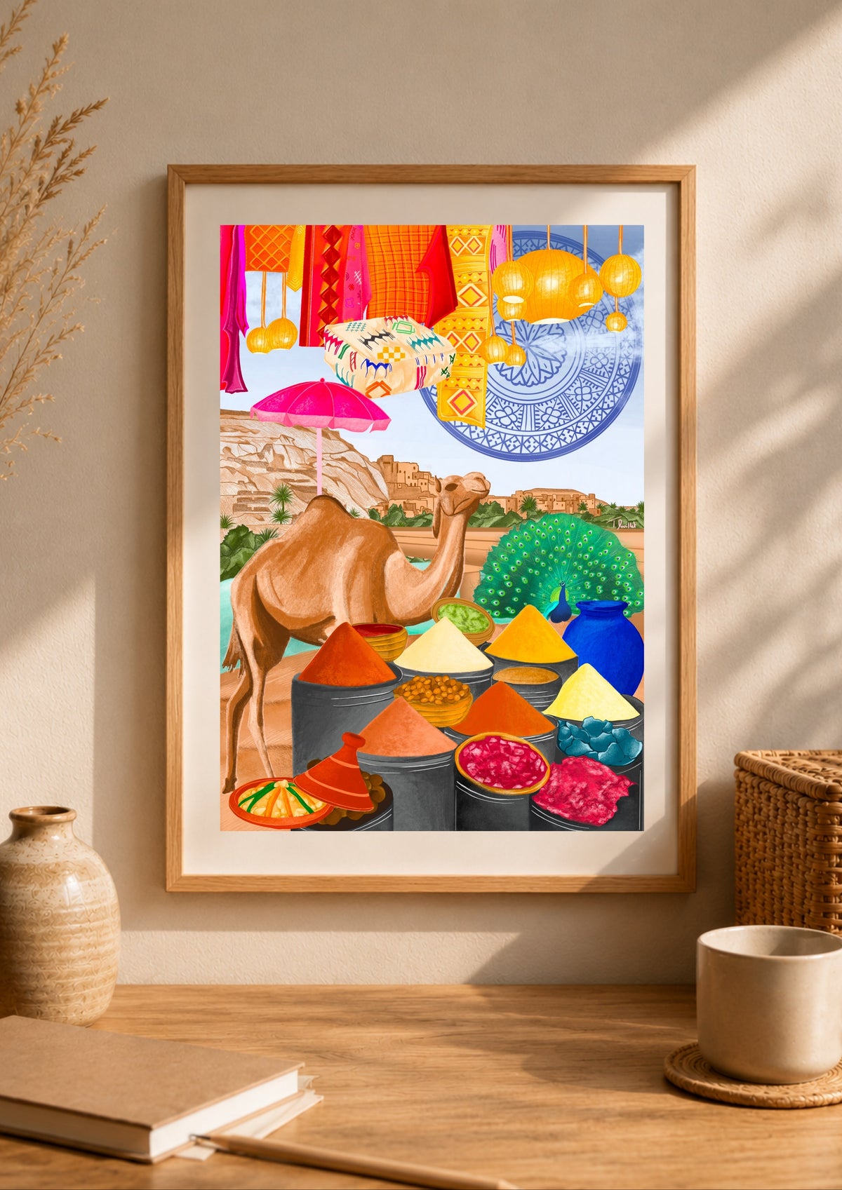 Tirage d'art - Patchwork du Maroc