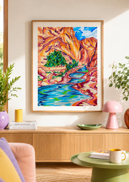 Tirage d'art - Rivière du Toudgha
