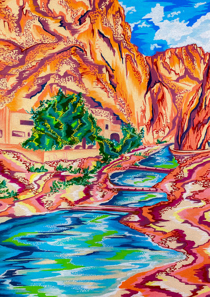 Tirage d'art - Rivière du Toudgha