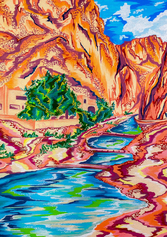 Tirage d'art - Rivière du Toudgha