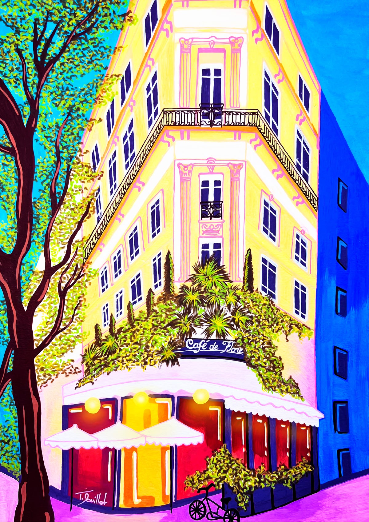 Tirage d'art - Café de Flore