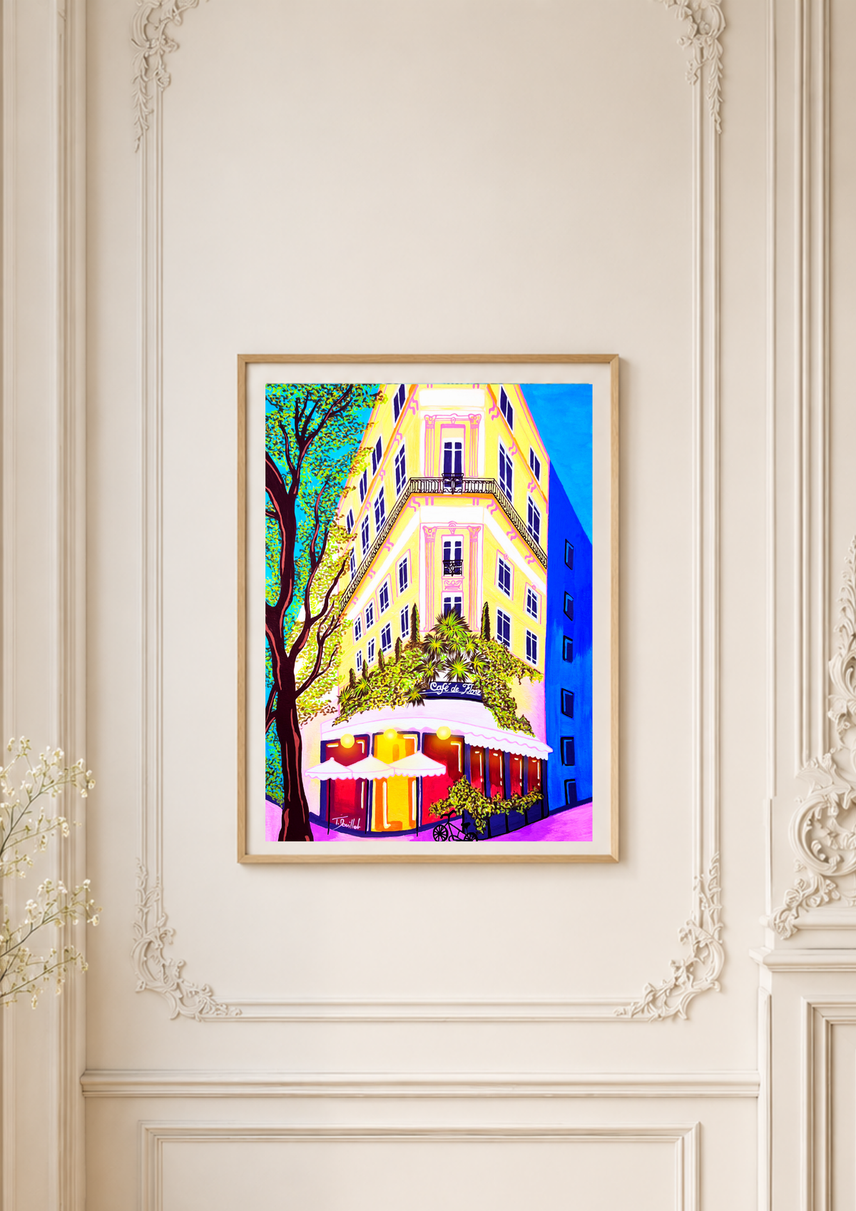 Tirage d'art - Café de Flore
