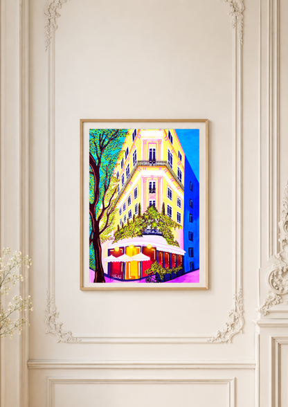 Tirage d'art - Café de Flore