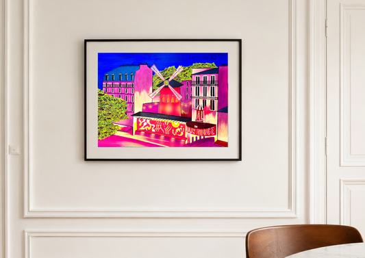 Tirage d'art - Le Moulin Rouge