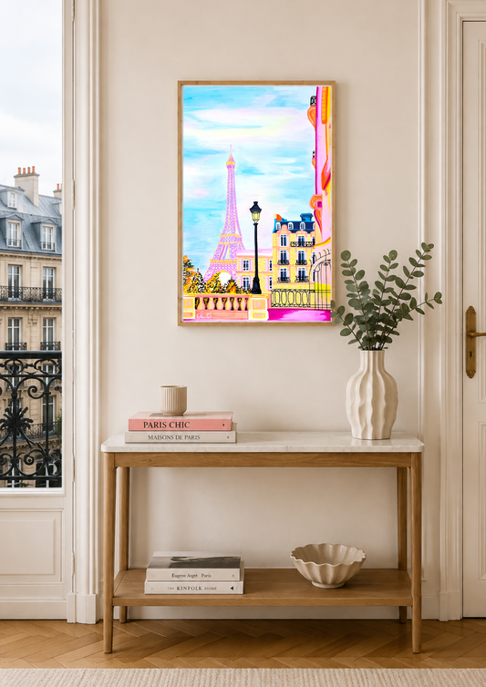 Tirage d'art - Paris Romantique