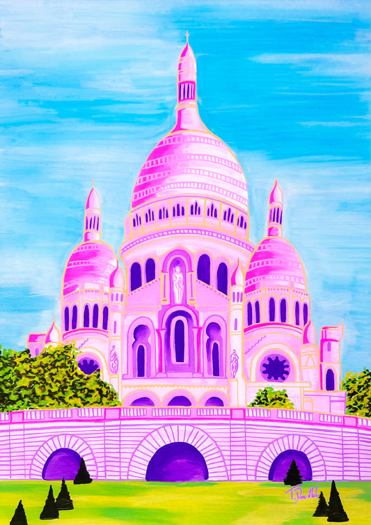 Tirage d'art - Sacré Cœur Montmartre