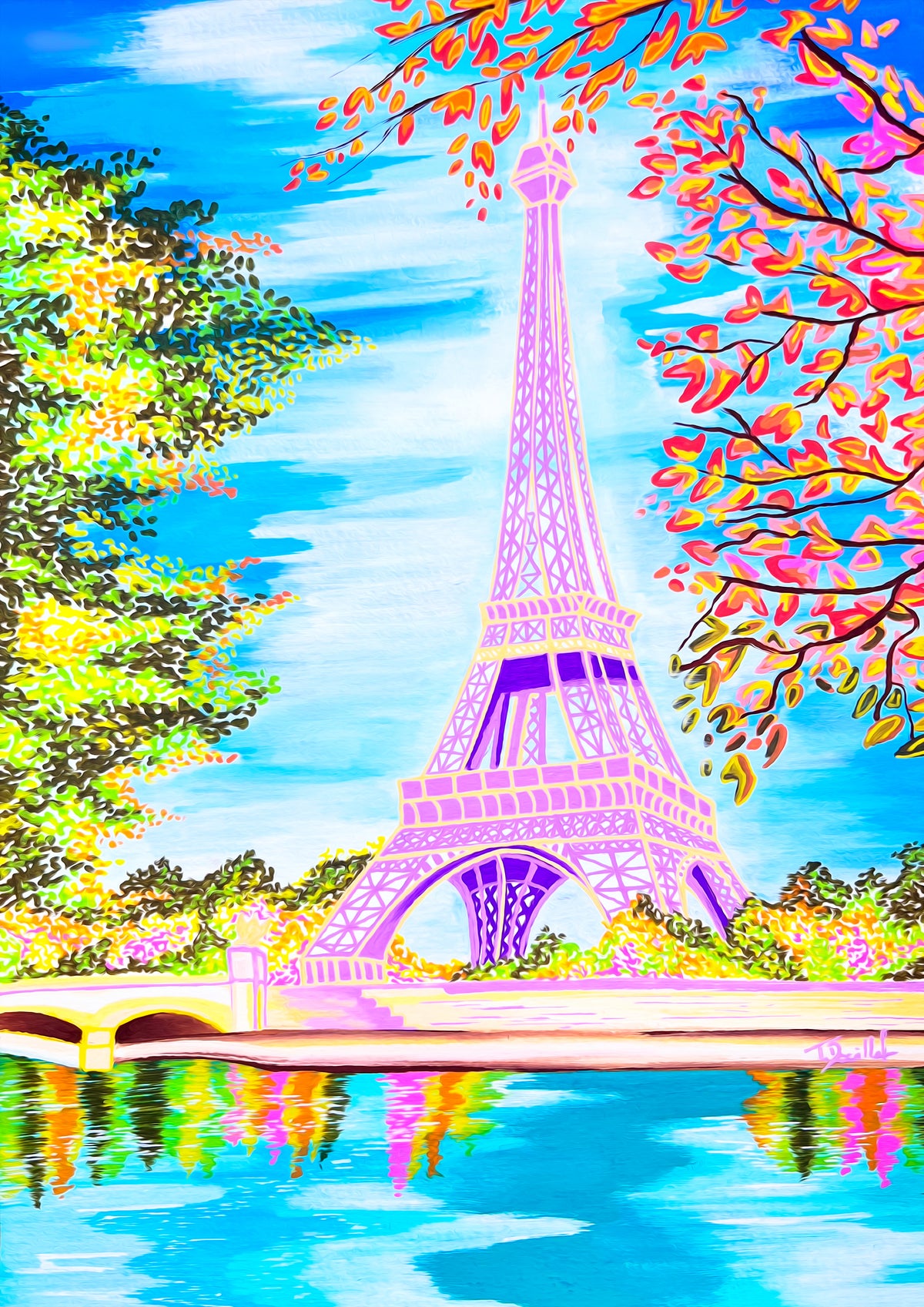 Tirage d'art - La Tour Eiffel