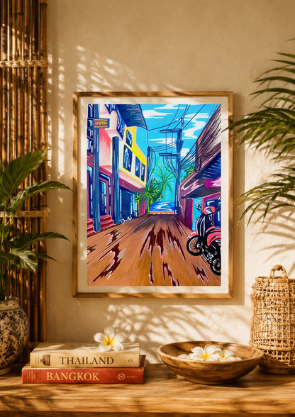 Tirage d'art - Pattaya Street