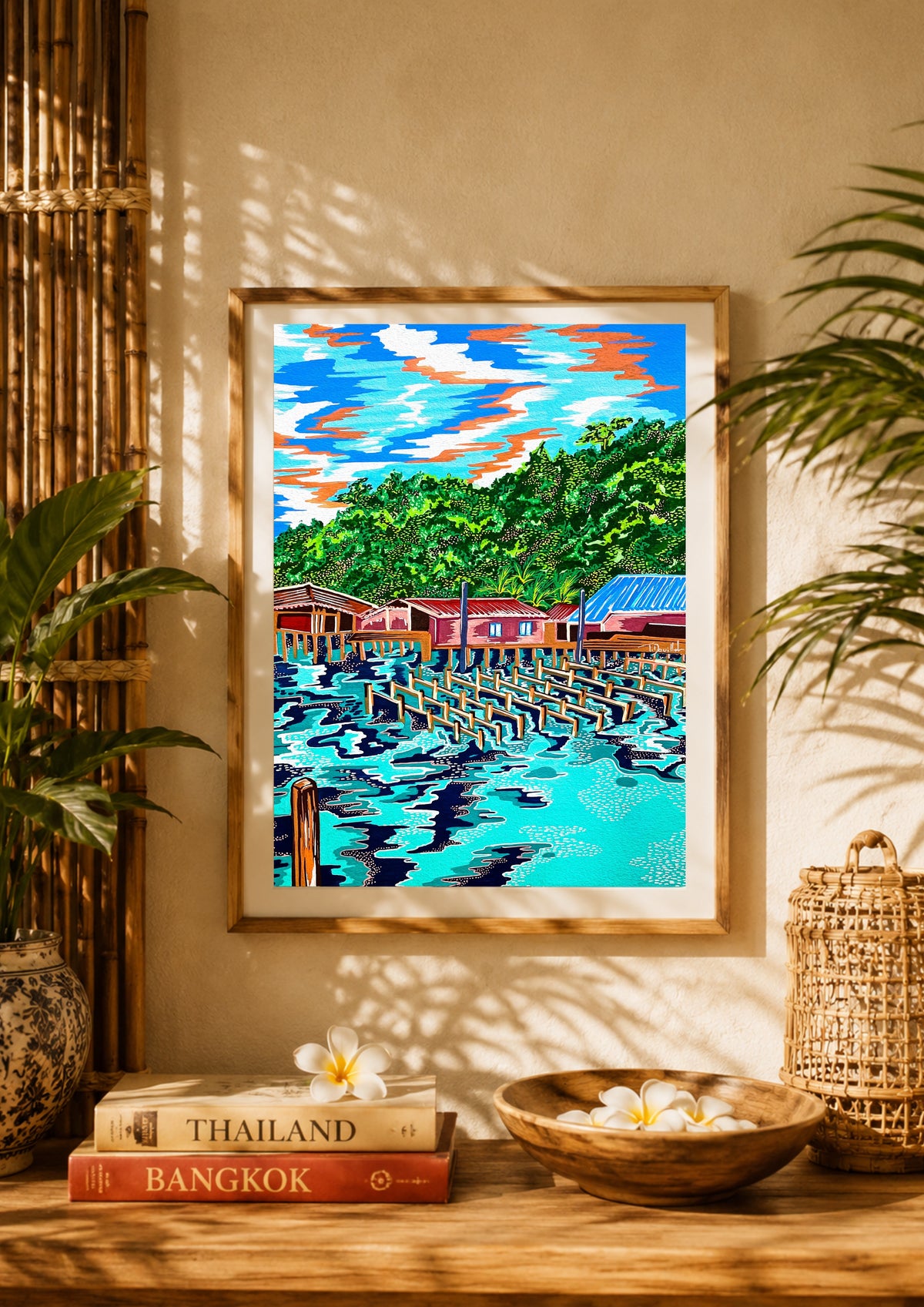 Tirage d'art - Fishing Village