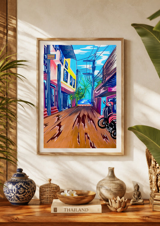 Tirage d'art - Pattaya Street