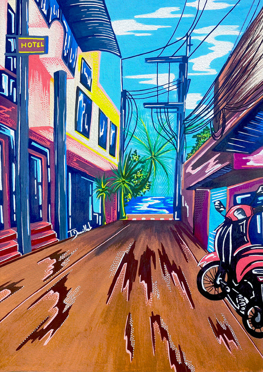 Tirage d'art - Pattaya Street