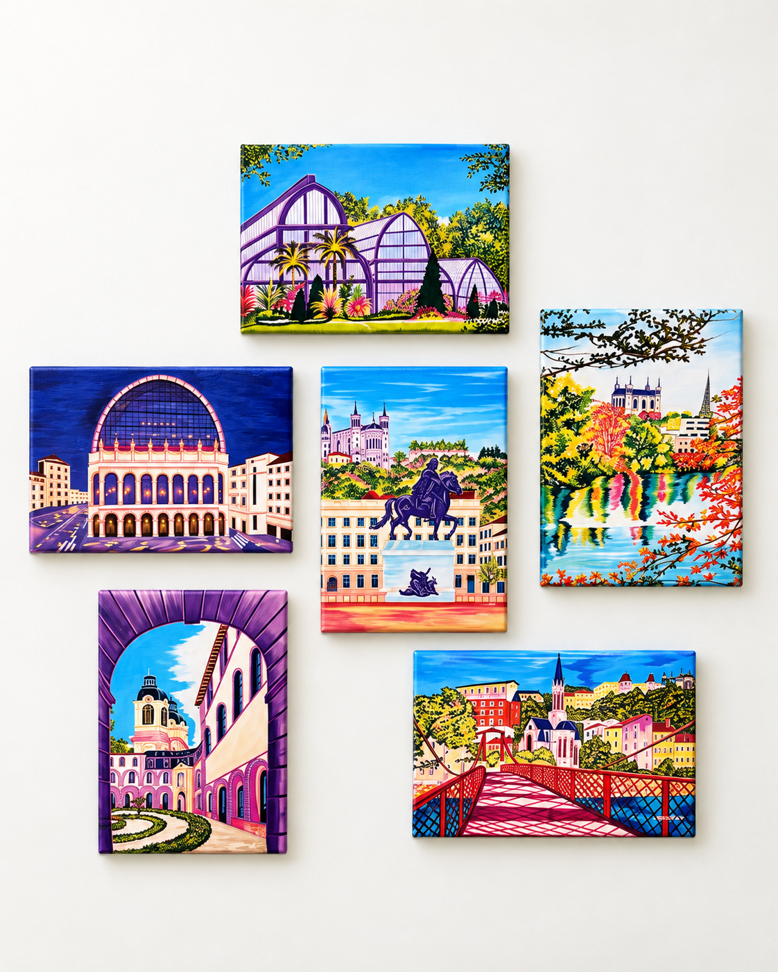 Collection de magnets Lyon TDArts