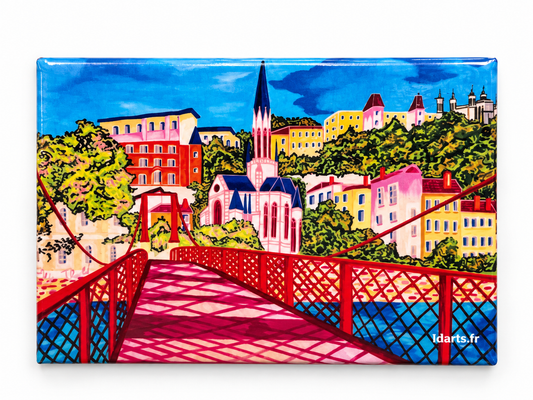 Magnet La Passerelle Rouge TDArts