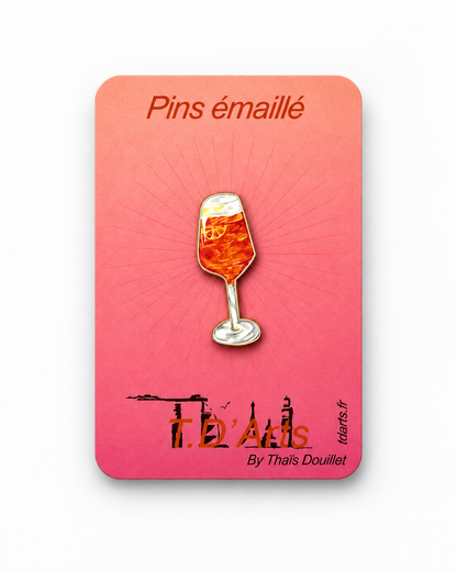 Pins Spritz TDArts sur cartonnette