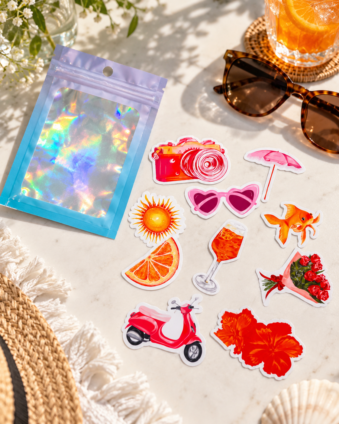 Pack de 10 stickers Dolce Vita Tdarts