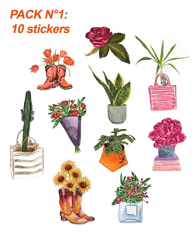 Stickers - Plantes