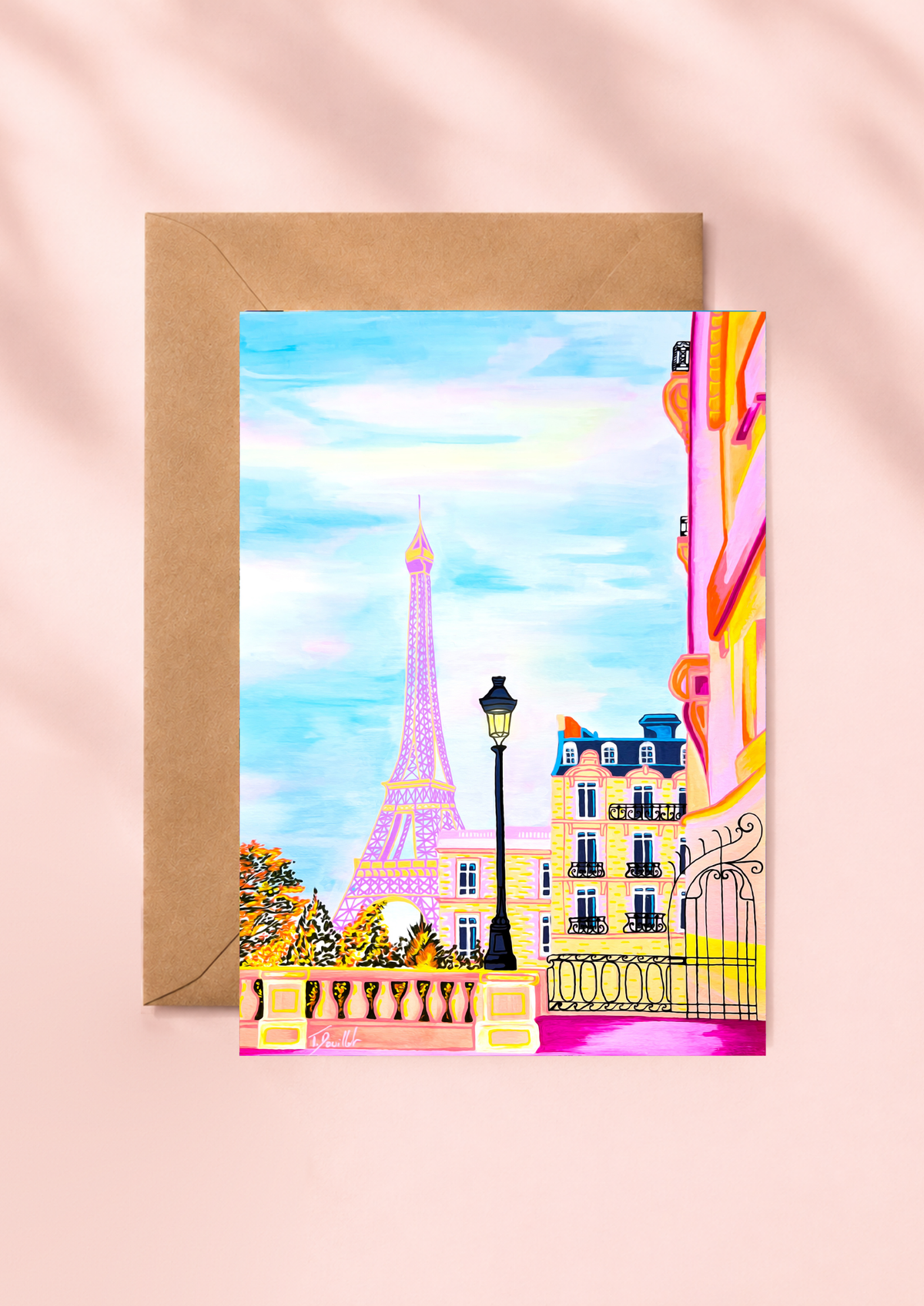 Carte Postale - Paris Romantique